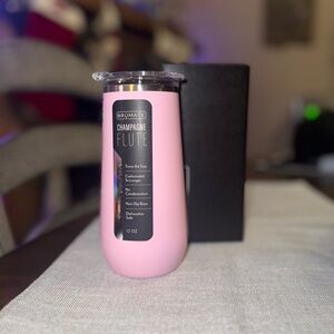BrüMate Pink Champagne Flute Tumbler